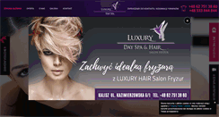 Desktop Screenshot of luxurydayspa.pl